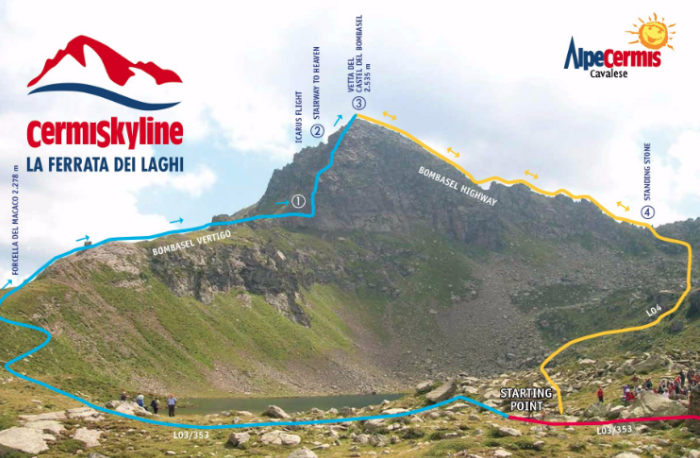 CermiSkyline - La ferrata dei laghi